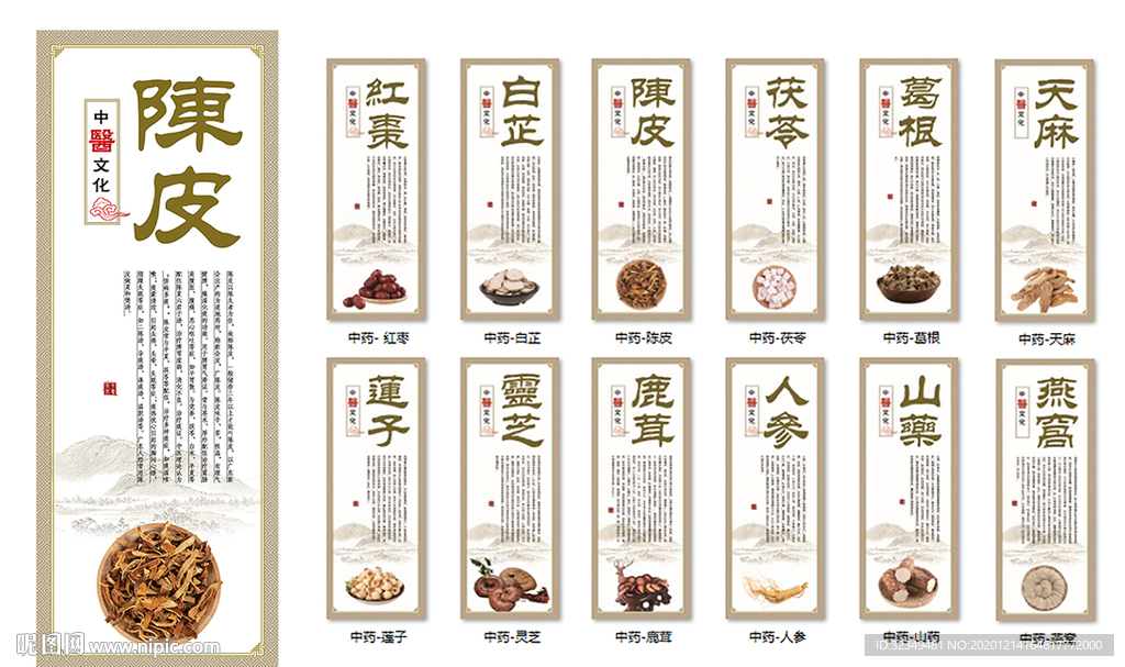 中草药广告设计图 传统韵味与现代美学的创意融合